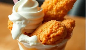 fried chicken ice cream